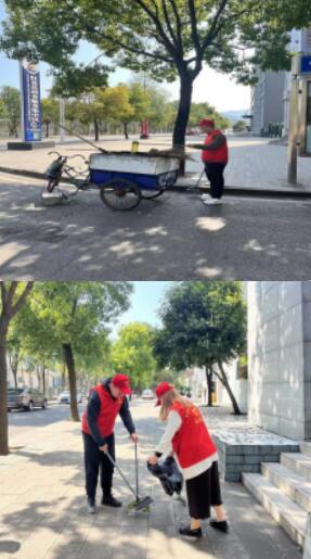 农发行旺苍县支行常态化开展“清洁红城”志愿活动